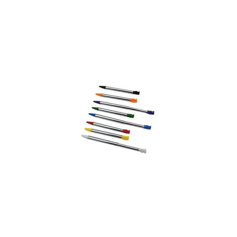 Pack 8 stylets multicolores UNDER CONTROL - Nintendo 3DS