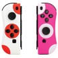 Manette Joy-con Switch Rose/Blanc
