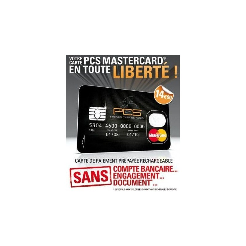Carte PCS Mastercard