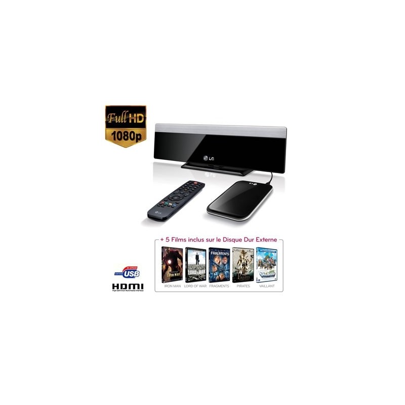 LG Passerelle Multimédia DP1B + LG XD5 500 Go