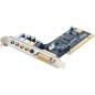 Carte son PCI 32 bits 6 ch 5.1