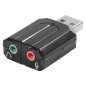 Mini carte son usb entree/sortie