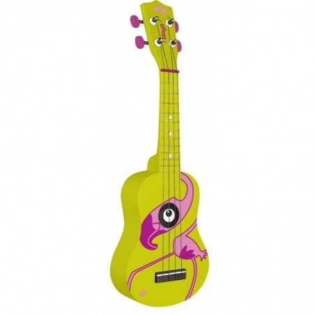 UKULÉLÉ SOPRANO AVEC TABLE EN TILLEUL