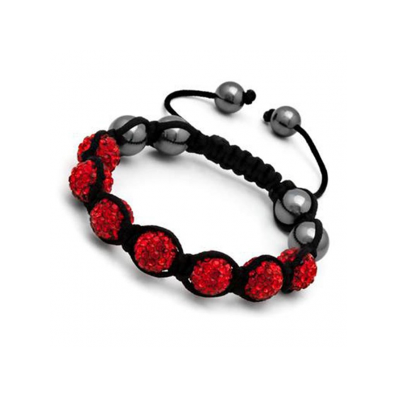 Bracelet Shamballa - Bleu clair