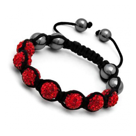 Bracelet Shamballa - Bleu clair