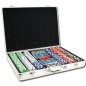 COFFRET BOIS POKER 500JETONS GD LUXE