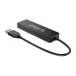 Orico Hub USB 2.0 avec 4 ports USB A - extra mince - noir