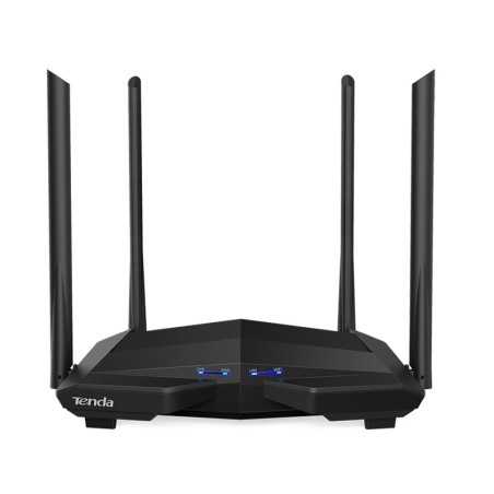 Tenda AC10 routeur sans fil Gigabit Ethernet Bi-bande (2,4 GHz / 5 GHz) Noir