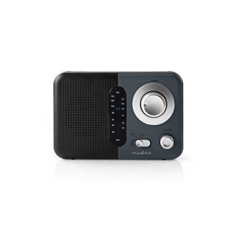 Nedis RDFM1300GY Radio portable Noir, Gris
