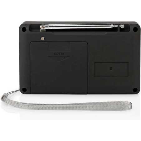 NEDIS Radio FM Portable Avec Batterie Rechargeable