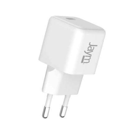 CHARGEUR SECTEUR COMPACT RAPIDE USB-C 30W PD ET PPS BLANC