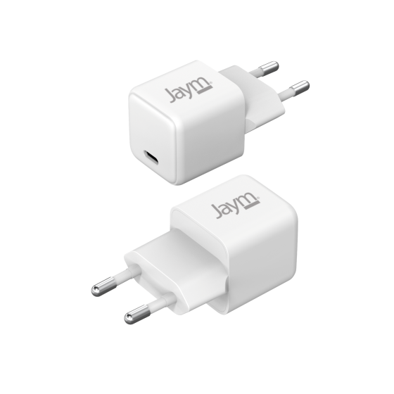 CHARGEUR SECTEUR COMPACT RAPIDE USB-C 30W PD ET PPS BLANC