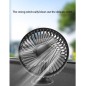 Ventilateur de voiture à ventouse noir