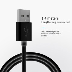 Ventilateur de voiture à ventouse noir