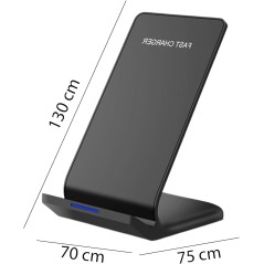 Station de charge sans fil T'nb 15W CHW15 Noir