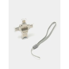 Lecteur de cartes Yesido GS13 Micro SD TF 3 en 1 Argent