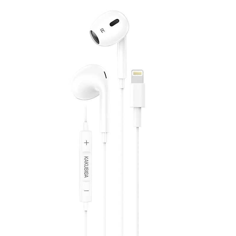 Écouteurs filaires Lightning Yesido YH51 Appels HD Blanc