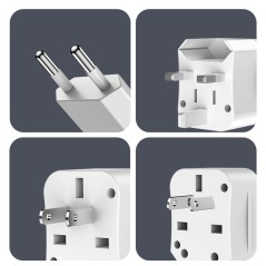 Kit de conversion de prise universelle Yesido pour MC25, blanc complet