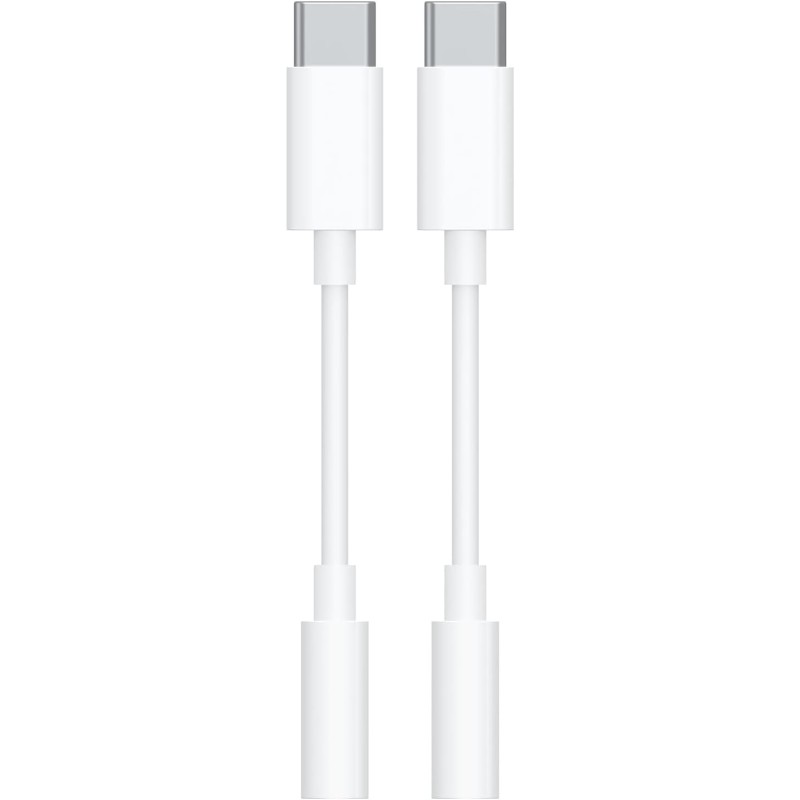 Adaptateur USB-C vers jack 3,5 mm Femelle Apple MW2Q3ZM/A Blanc