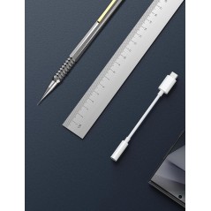 Adaptateur USB-C vers jack 3,5 mm Femelle Apple MW2Q3ZM/A Blanc