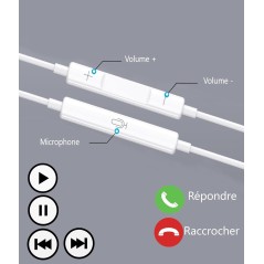 Wired Lightning Earphones CONNECT MC-EFBL01 White