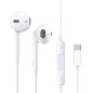 Écouteurs filaires USB-C CONNECT MC-EFBC01 Blanc