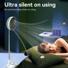 Ventilateur sur pied Yesido YF11 pliable et réglable (avec télécommande) blanc