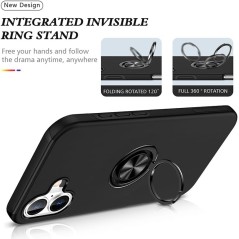 Coque de protection IE013 PROTECT pour Apple iPhone 16 Noir