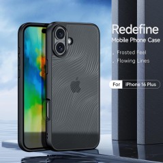 Coque de protection Aimo Dux Ducis Transp Apple iPhone 16 Plus Noir