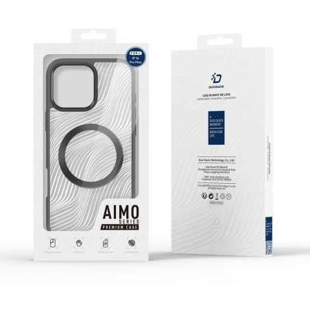 Coque de protection Aimo Mag Dux Ducis pour Apple iPhone 16 Pro Noir