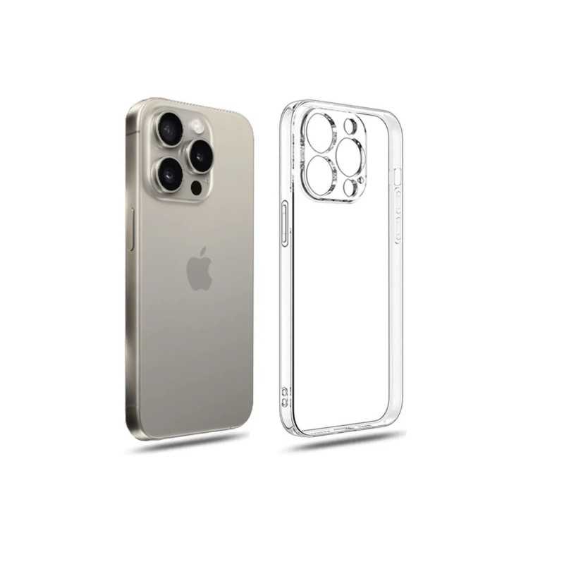 Coque en silicone PROTECT pour Apple iPhone 16 Pro transparente