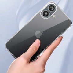 Coque en silicone PROTECT pour Apple iPhone 16 Plus transparente