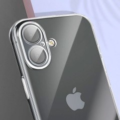Coque en silicone PROTECT pour Apple iPhone 16 Plus transparente