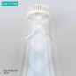 Ventilateur portable Usams ZB289 pour poussette 2000 mAh Blanc