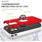 Coque de protection IE013 PROTECT pour Apple iPhone 12 Rouge