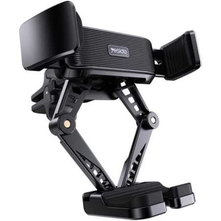Support de voiture pour smartphone Yesido C166 Noir