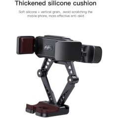 Support de voiture pour smartphone Yesido C166 Noir