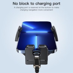 Support de voiture pour smartphone Yesido C166 Noir