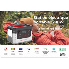 WONDER FULL ENERGY - Station électrique portable 1200W