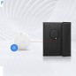 Traceur GPS MILI MiBook Travel Wallet Étui Passeport avec MiTag Intégrée Android Noir