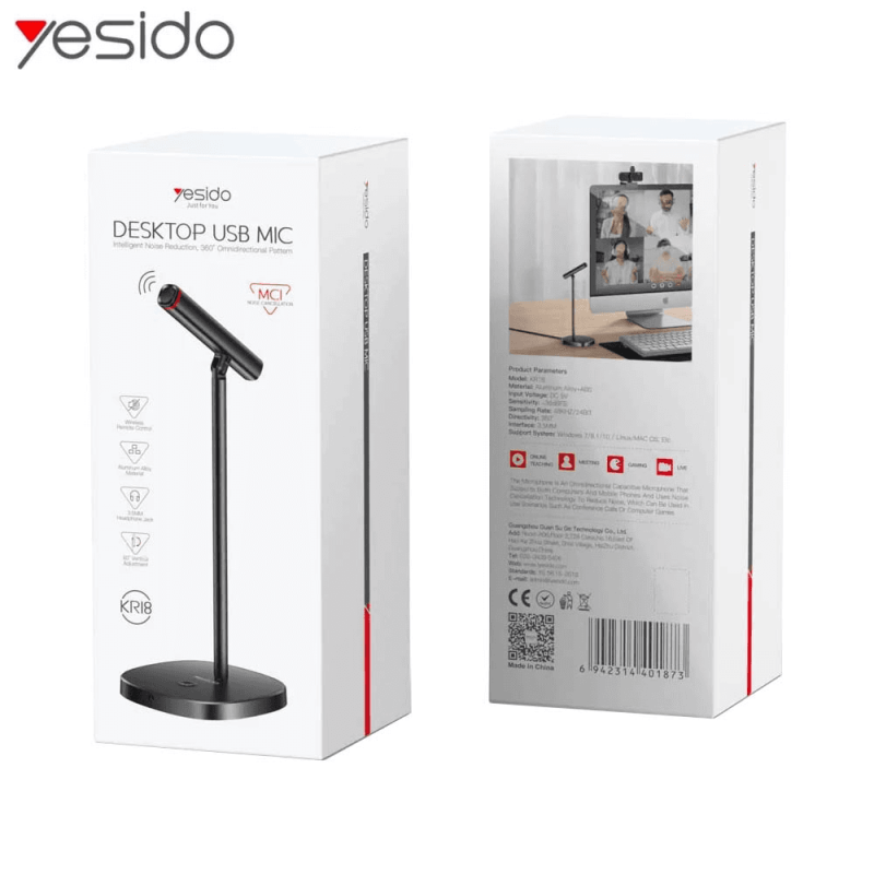 Micro Yesido KR18 de Bureau Noir