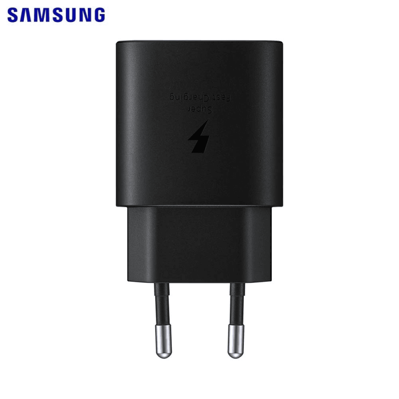Chargeur Secteur USB-C Samsung TA800NB GP-PTU021SOABQ PD 25W Bulk Noir