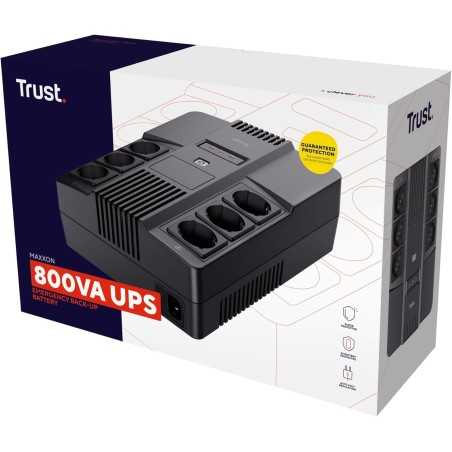 Onduleur TRUST Paxxon 800 VA 6 prises