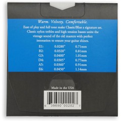 Augustine Standard Bleu Tirant Fort - Jeu de cordes guitare classique