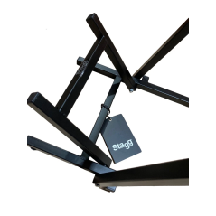 Support de sol pliable et inclinable Stagg modèle GAS-3.2 pour amplificateur ou moniteur