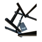 Support de sol pliable et inclinable Stagg modèle GAS-3.2 pour amplificateur ou moniteur Support de sol pliable et inclinable Stagg modèle GAS-3.2 pour amplificateur ou moniteur
