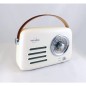INOVALLEY Radio Vintage portative Bluetooth Beige