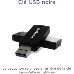 Clé USB 2.0 Integral 16 Go Noir