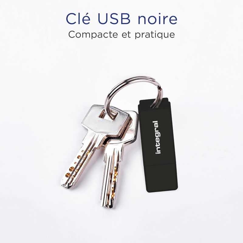Clé USB 2.0 Integral 16 Go Noir