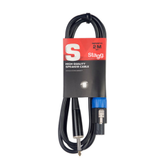 Câble haut-parleur Stagg 2m Speakon vers Jack SSP2SP15